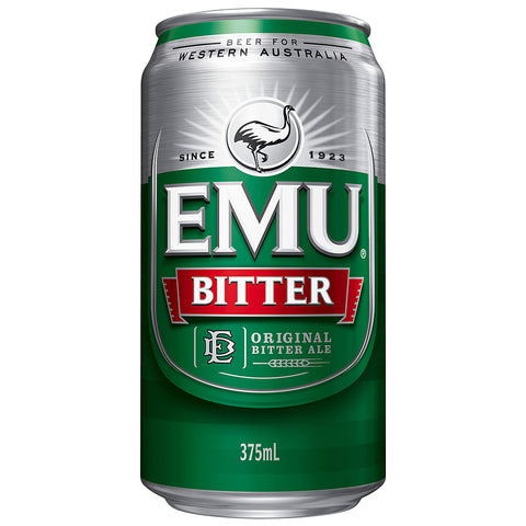 Emu Bitter 4% Cans 375ml 30 Pack