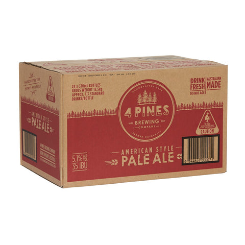 4 Pines Pale Ale 330ml 4x6 Pack Bottles